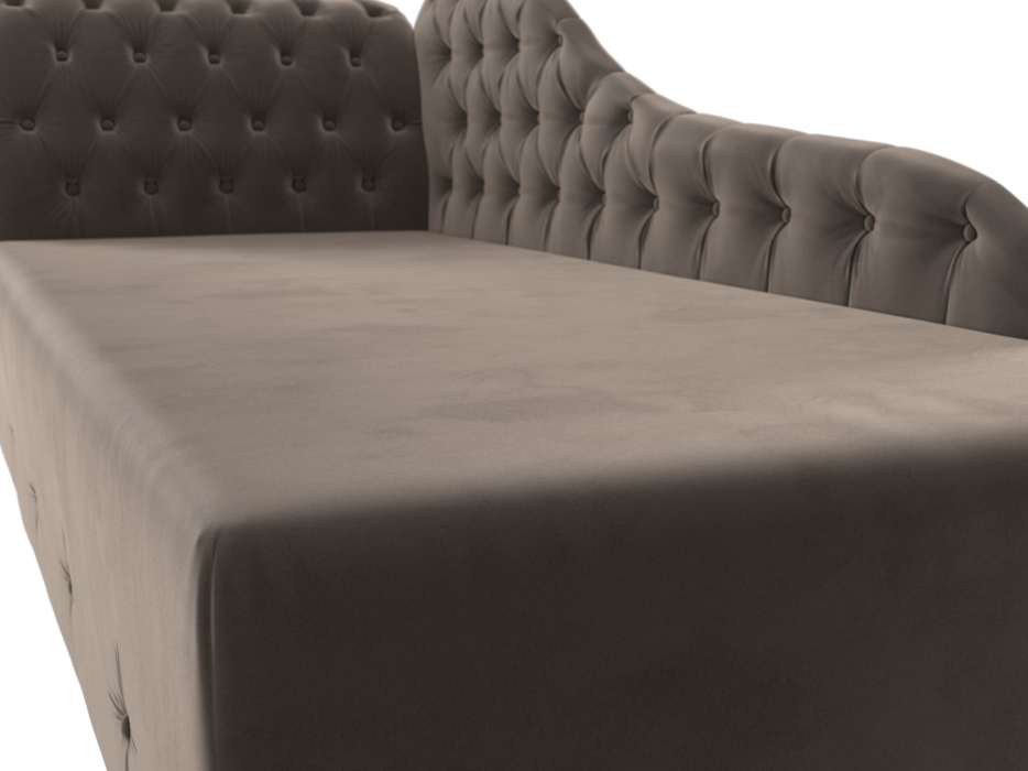 Кушетка диван, Кушетка Камерон левая, велюр