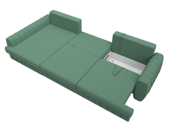 Диван угловой Лига-057 НПБ Лонг угол левый, рогожка Амур