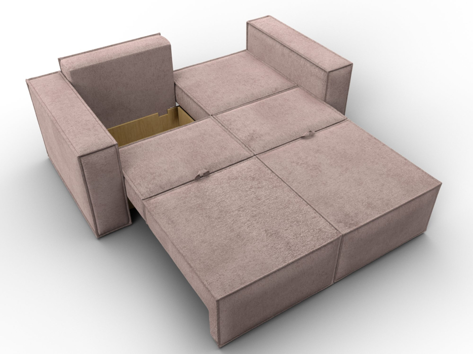 Диваны кровати со спальным местом, Диван прямой Куба мини, велюр TOWER