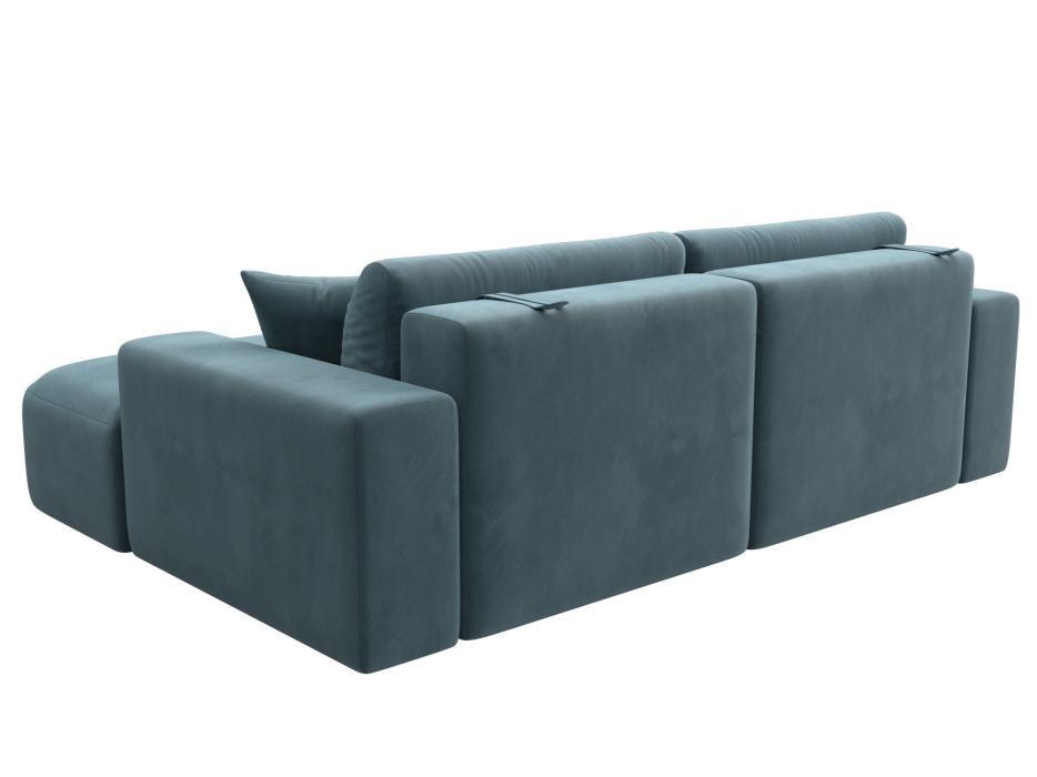 Диваны угловые в гостиную, Диван угловой Лига-036 Классик правый угол, велюр