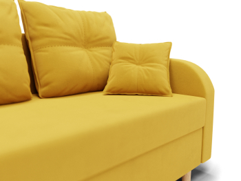 Прямой диван Генри,НПБ,еврокнижка,велюр