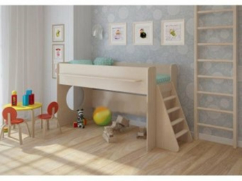 Детская кровать Л-23.1 Дуб Молочный