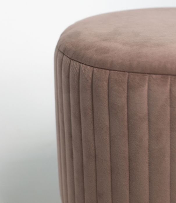 Пуф в прихожую, А-1 Пуф круглый стеганный (на ножках)