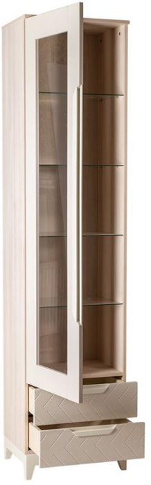 Шкафы пеналы, Шкаф-витрина Сканди