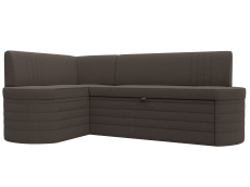 Кухонные уголки, Диван кухонный угловой Токио левый угол, рогожка Амур