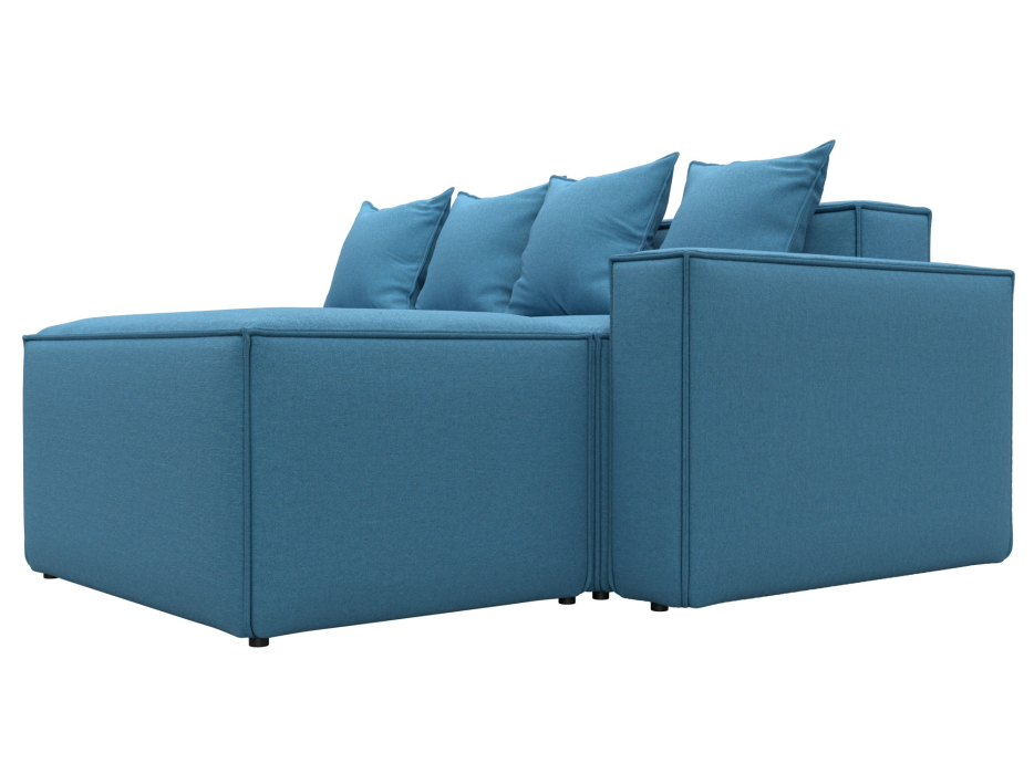 Диваны угловые в гостиную, Диван угловой модульный Лига-063 угол правый, рогожка Амур