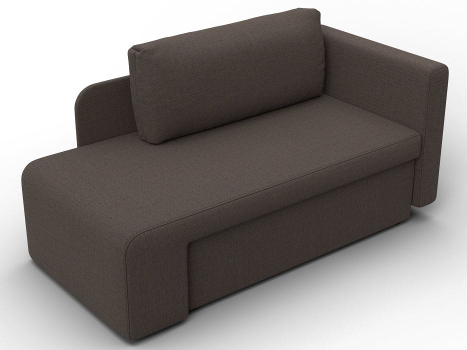 Маленькие спальные диваны, Кушетка Лига-097, рогожка Амур