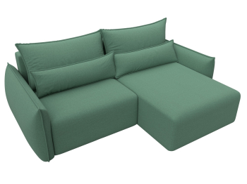 Диван угловой Лига-051 НПБ угол универсальный, рогожка Амур