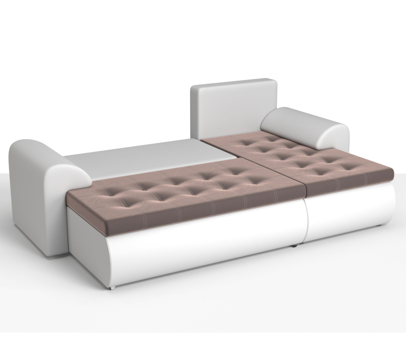 Диваны угловые в гостиную, Угловой диван Ванкувер правый, экокожа /велюр