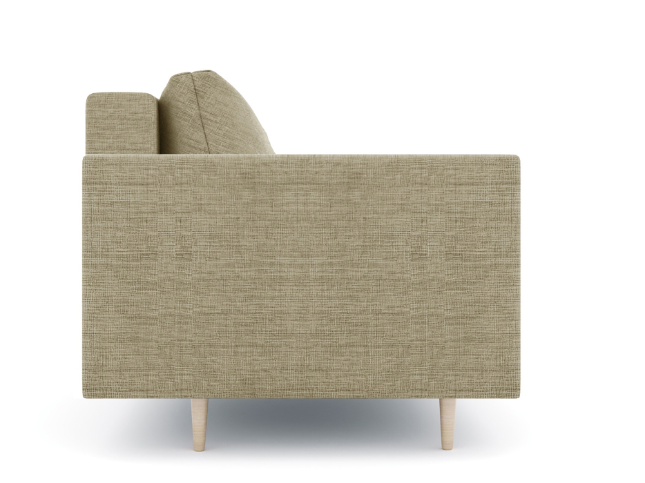 Диваны прямые кухонные, Диван прямой нераскладной Милли мини 2-х  местный с подлокотниками, рогожка