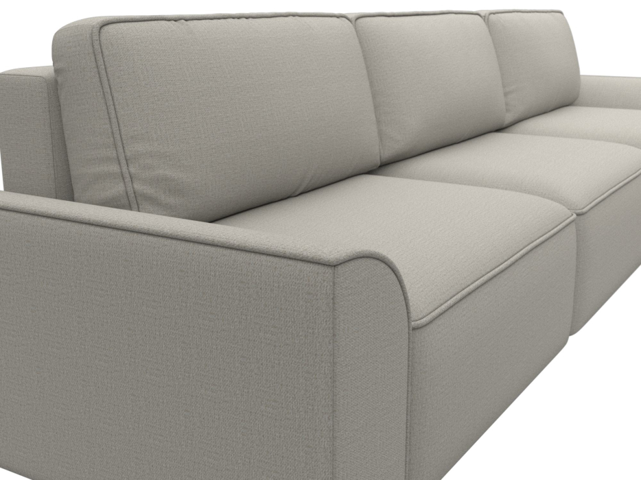 Диваны угловые в гостиную, Диван угловой Лига-048 НПБ лонг, рогожка Амур