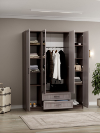 Шкаф распашной МДФ ШК-4/2