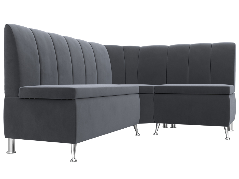 Диваны угловые кухонные, Диван кухонный угловой Кантри правый угол, велюр