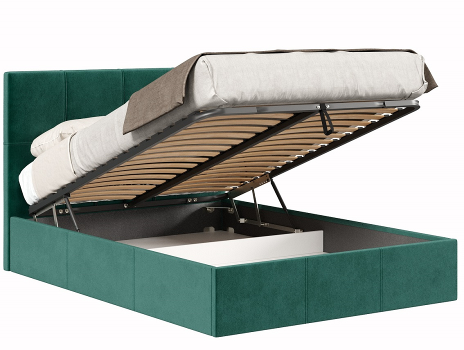 Мягкая кровать, Кровать с подъёмным механизмом 1200 Марсель