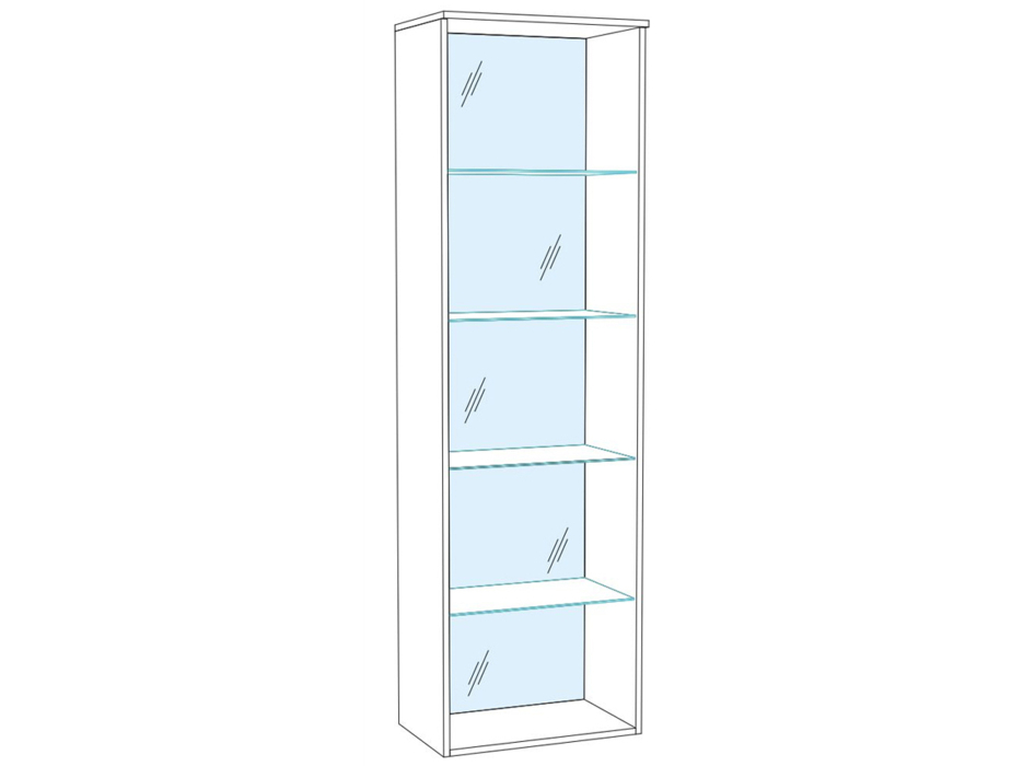 Шкафы пеналы, Пенал-витрина ЛШ-8 Гостиная Ливорно