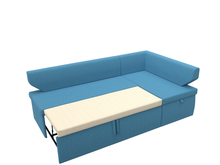 Кухонные уголки, Диван кухонный угловой Омура правый угол, рогожка Амур 