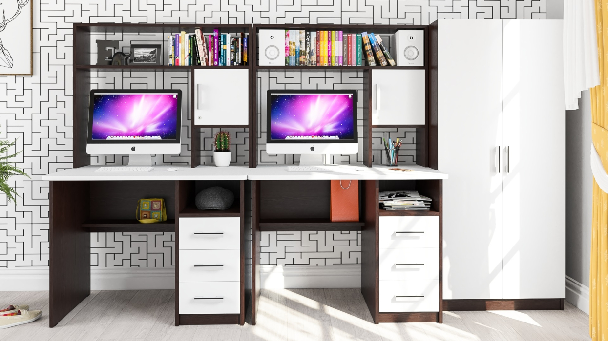 Домашние кабинеты, Место для учёбы для двоих детей СК-9