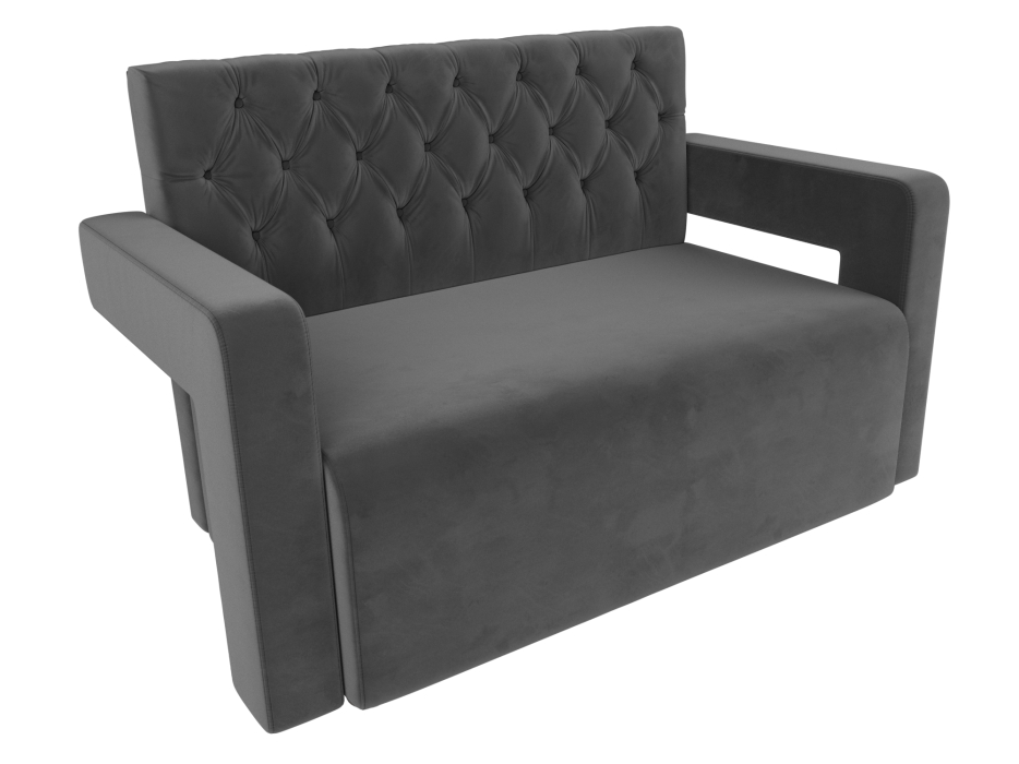 Дизайнерские диваны для гостиной, Прямой диван Рамос Люкс 2-х местный, велюр