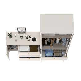 Шкаф 2-х дверный Афина и комод с дверкой и тремя ящиками