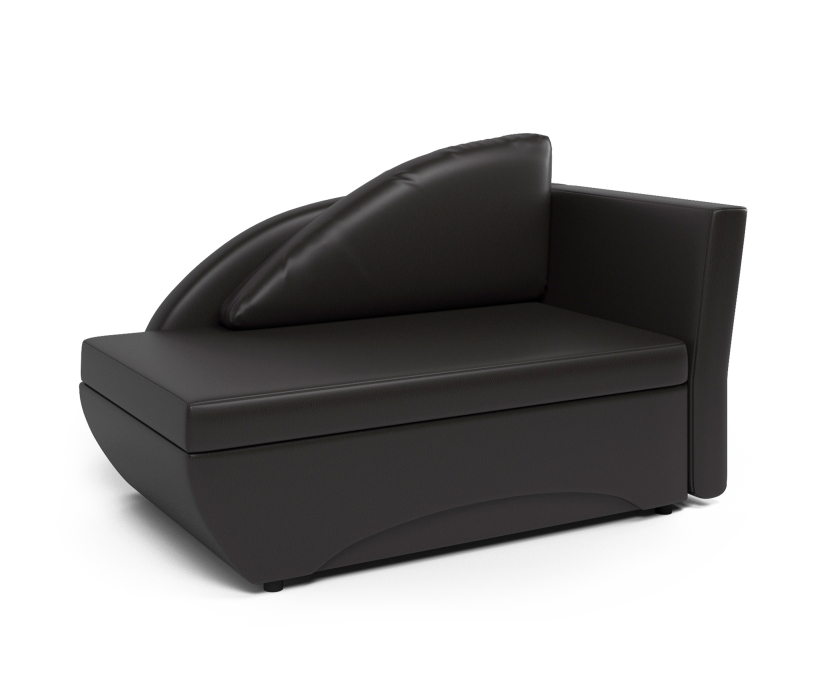 Диваны прямые кухонные, Кушетка Трио, правый экокожа
