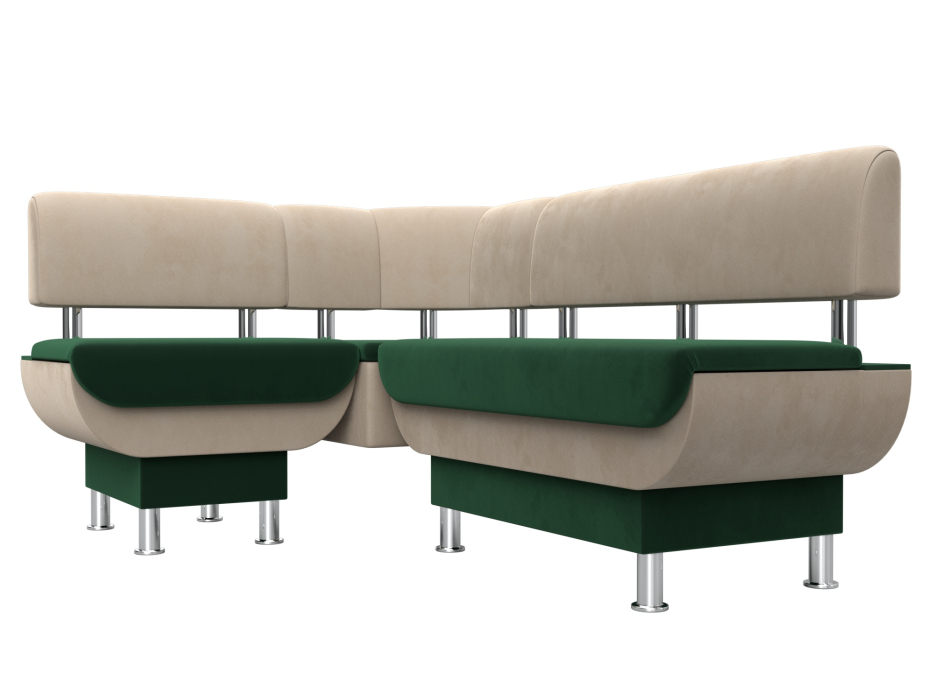 Кухонные уголки, Кухонный угловой диван Альфа левый угол, велюр