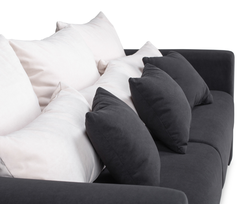 Диваны еврокнижки, Диван кровать прямой модульный Мэдисон 2-хсекционный велюр