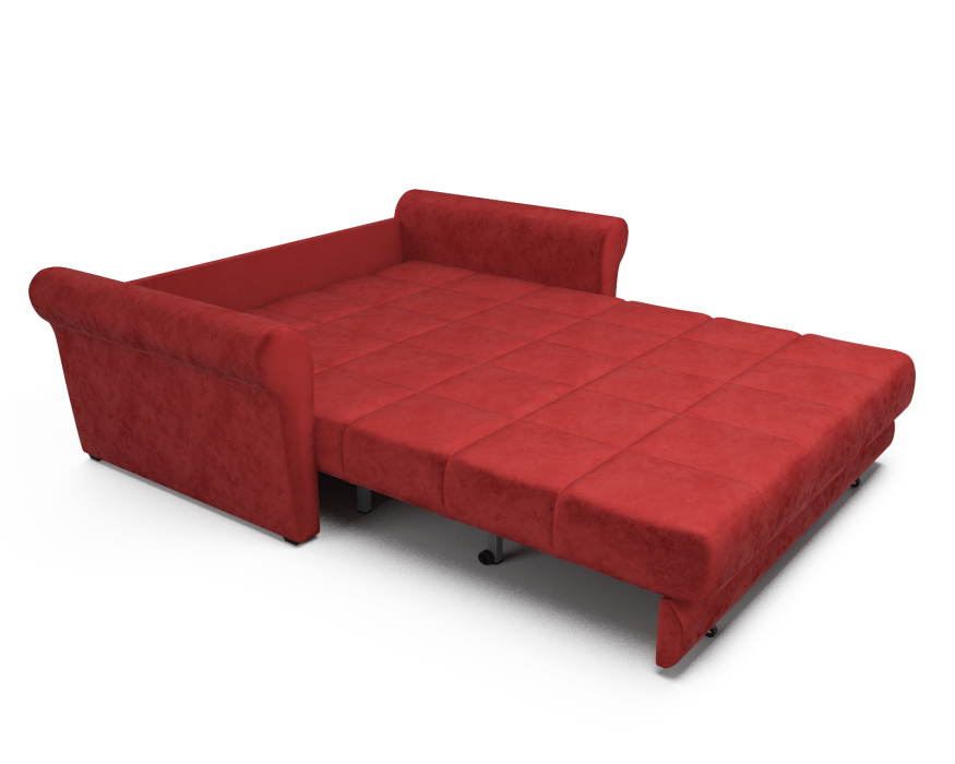 Диваны с ящиком для белья, Диван аккордеон Гранд НПБ 155х200 Бархат