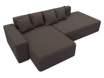 Диван угловой Лига-079 угол левый, рогожка Амур