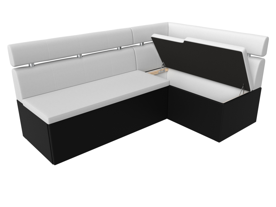 Диваны угловые кухонные, Кухонный угловой диван Классик правый угол, экокожа