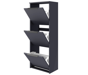 Тумба для обуви с 3-мя откидными фасадами Лаура