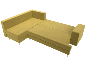 Диван угловой Сильвана левый угол, микровельвет