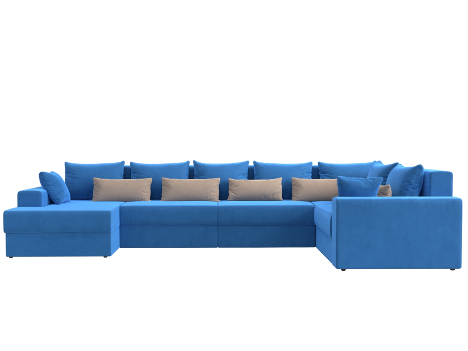 Офисные диваны, П-образный диван Майами левый угол, Велюр