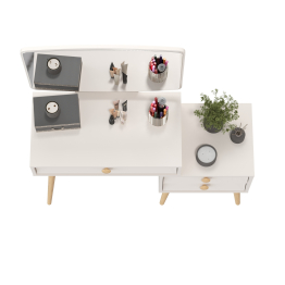 Трюмо с зеркалом Афина 4-25901