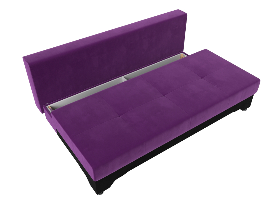 Диваны еврокнижки, Диван прямой Ник-2, микровельвет