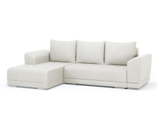 Диваны угловые в гостиную, Диван-кровать угловой Рентон еврокнижка, велюр