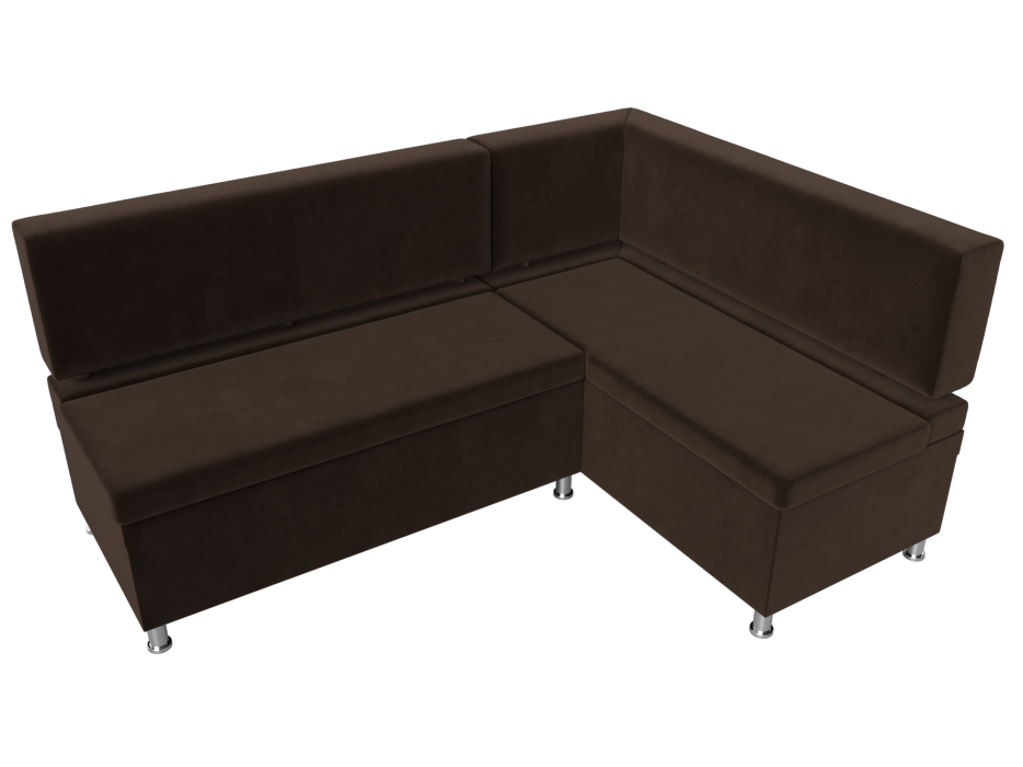 Кухонные уголки, Кухонный уголок Стайл правый угол, микровельвет