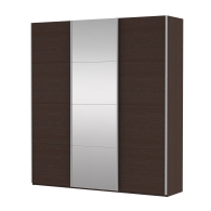 Шкафы-купе 3-х дверные, Шкаф Прайм трио 2ДСП+1зеркало 2300 x 2100 x 570