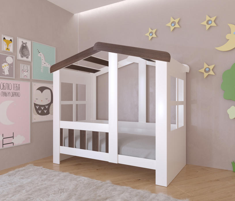Кровати-чердаки, Кровать-чердак Астра домик