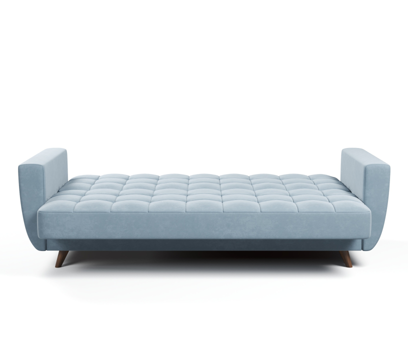 Диваны с ящиком для белья, Диван-кровать Корсика, книжка, велюр