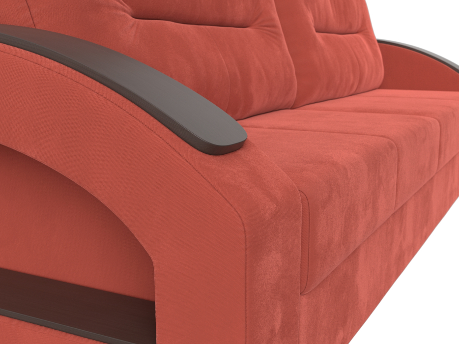 Диваны кровати со спальным местом, Диван прямой Канзас, микровельвет