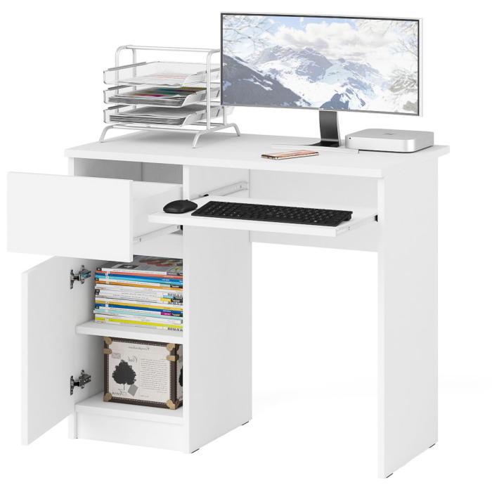 Детские столы, Стол компьютерный Мори МС-1 левый