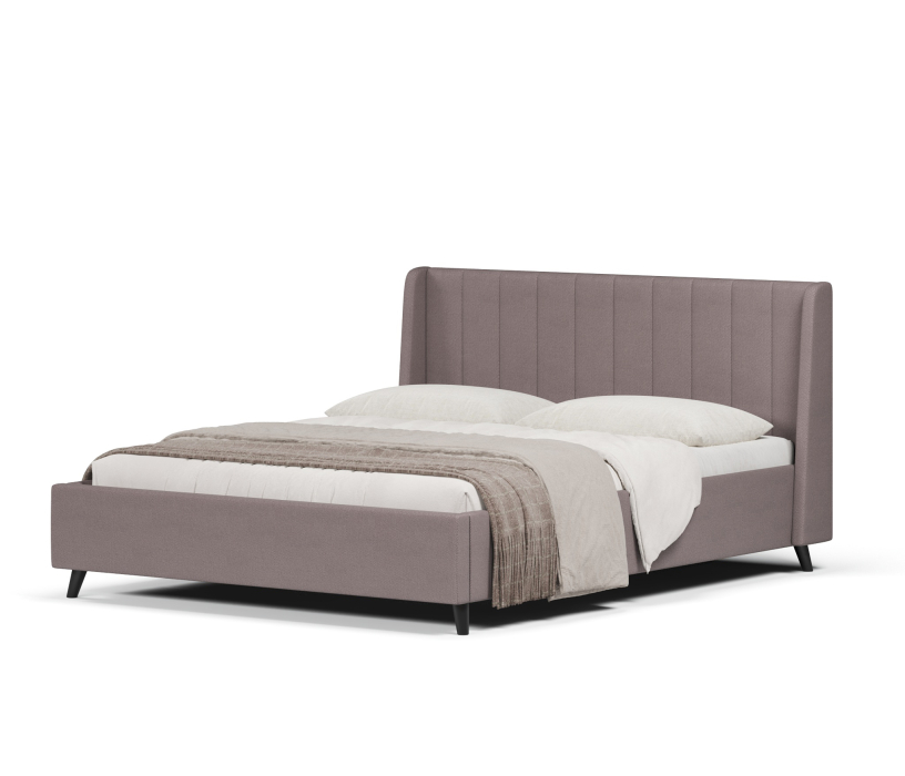Мягкая кровать, Кровать Милла 160, велюр