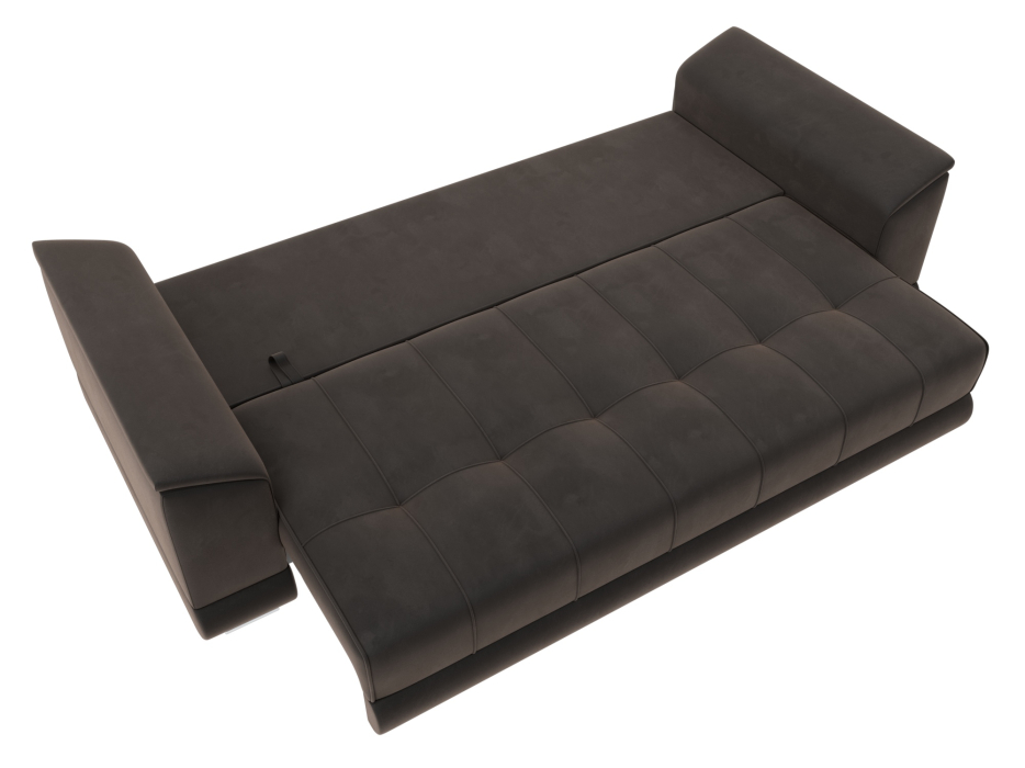 Диваны еврокнижки, Диван прямой НордСтар НПБ, велюр SEVEN