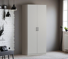 Для одежды, Шкаф двухдверный Макс 1000 мм, вариант №1 (ЛДСП)
