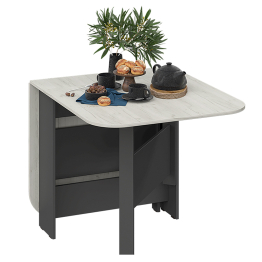 Стол-книжка Т-1, антрацит, дуб крафт белый