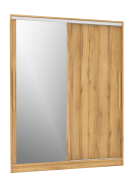 Шкафы-купе 2-х дверные, Шкаф-купе 2-дв  Strike 1600 зеркало/лдсп  (в2105*ш1600*г595)