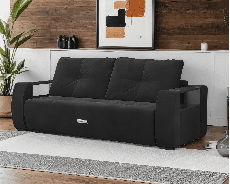 Диваны кровати со спальным местом, Диван прямой еврокнижка Мальтида (Велюр)