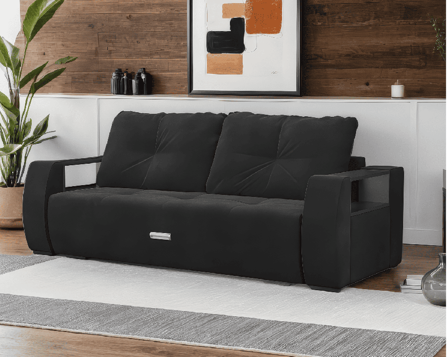 Диваны кровати со спальным местом, Диван прямой еврокнижка Мальтида (Велюр)