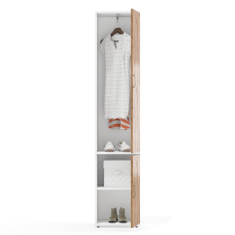 Пенал с выдвижной штангой и полкой снизу Лидер-8 МД 21Б