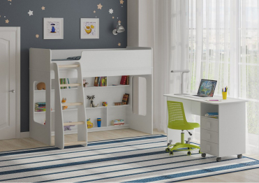 Кровать чердак Легенда 42.3.5 Белое Дерево